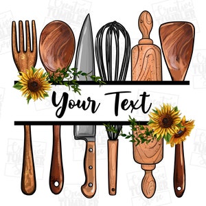 Personalized kitchen tools png sublimation design download, cooking png, love cooking png, sublimate designs download