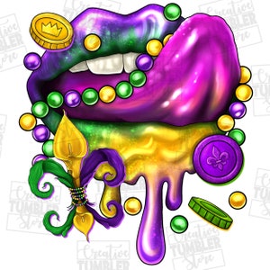 Mardi Gras lip png sublimation design download, Happy Mardi Gras png, Mardi Gras Carnaval png, sublimate designs download