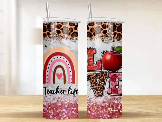 Teacher Life Printed Tumbler Teacher Life Printed Tumbler