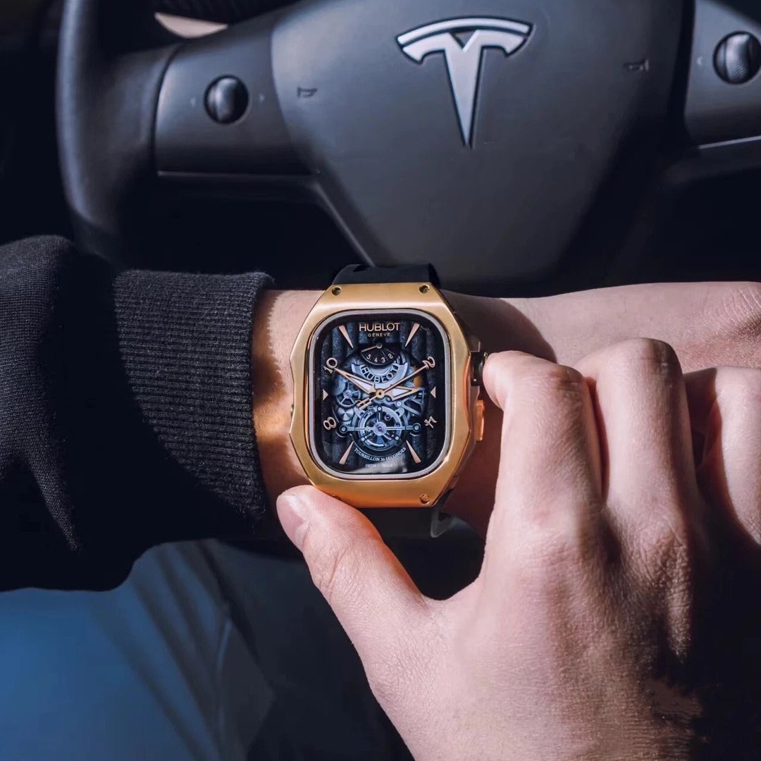 Ultra Luxury Gold Apple Watch Case Elevate Your Timepiece Etsy