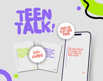 Teen Talk Card Game: 150+ Conversation Starters for Teens