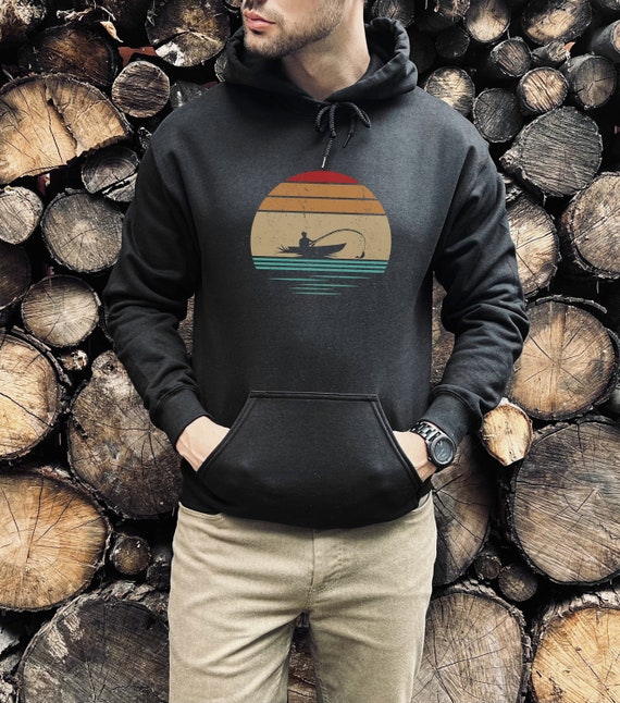 Fishing Hoodie, Men's Fishing Shirt, Fathers Day Sweater, Gift for