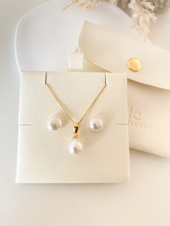 18 carati Oro giallo - Collana con pendente - Perle - Catawiki