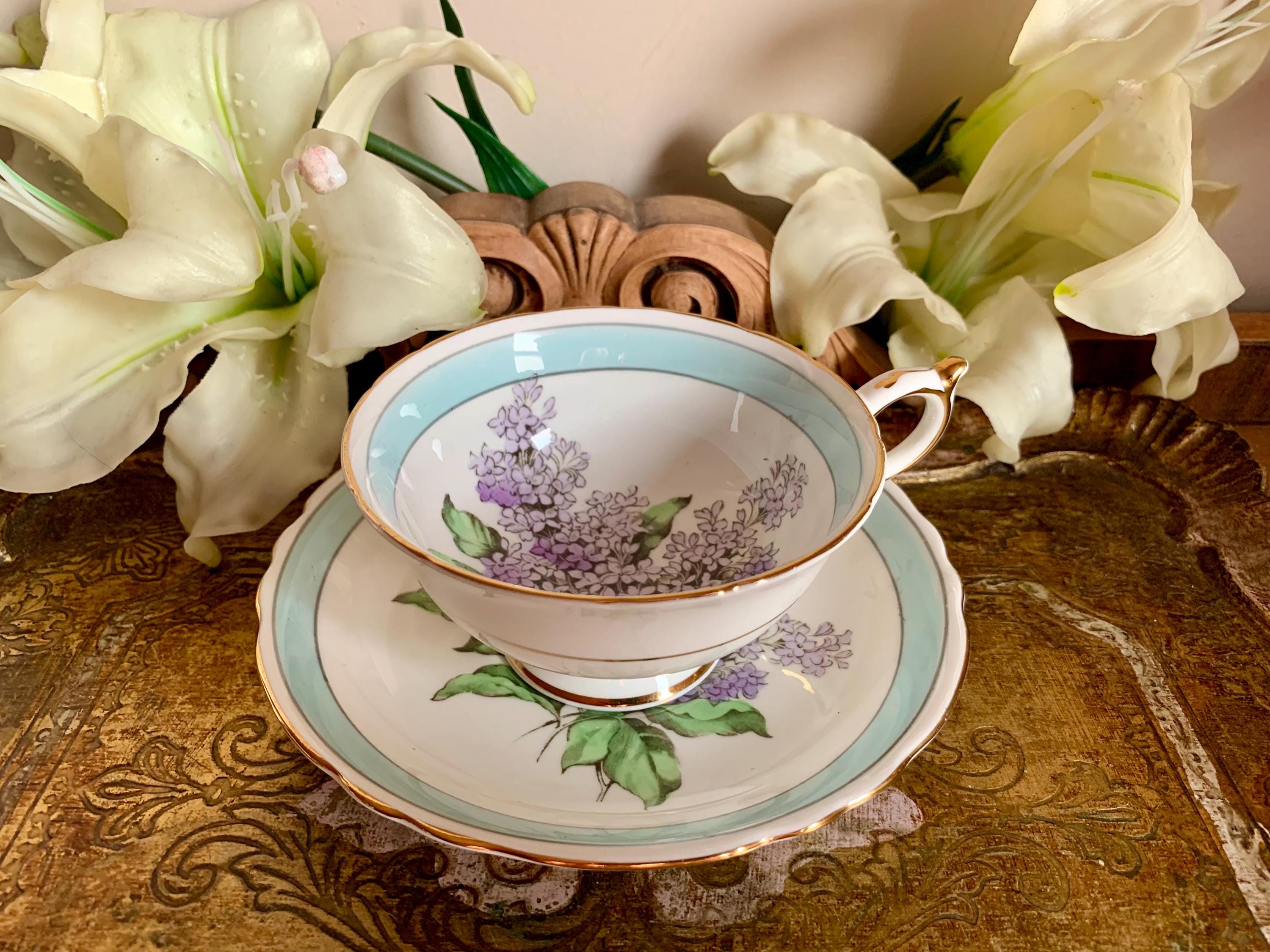 Paragon cup saucer - Etsy 日本