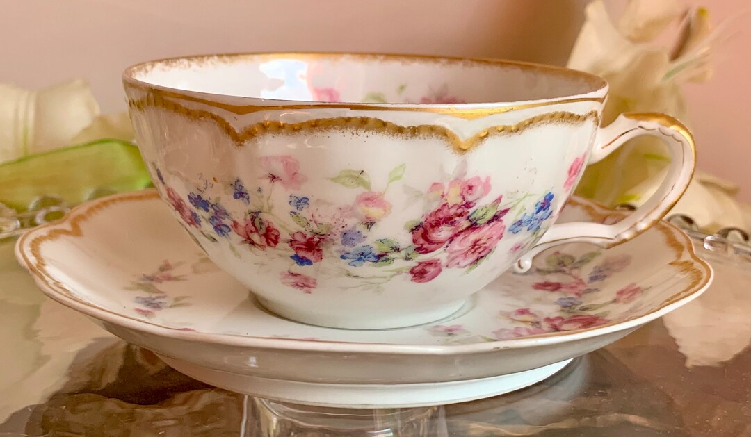 Rare Antique T.haviland Limoges Bone China Made in France in 1893 Hand