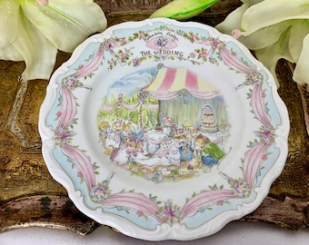 訳あり ブランブリーヘッジ ウェディング エネスコ ボーダーファインアーツ Brambly Hedge Wedding Figurine Set: Border Fine Arts, Royal