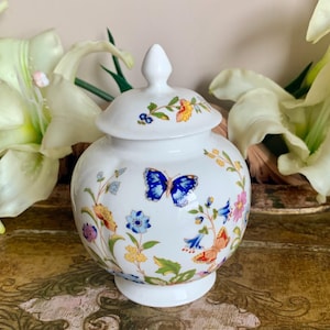 Vintage Aynsley “Cottage Garden” Ginger Jar/trinket