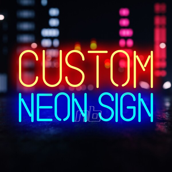 Real Glass Neon Sign Etsy