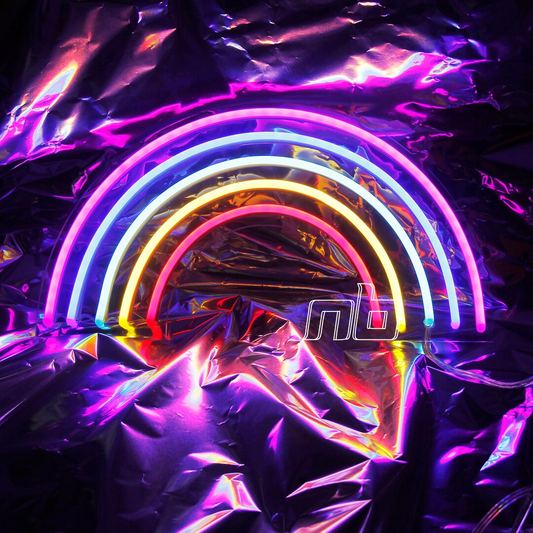 Rainbow LED Neon Sign Custom Neon Sign Light for Kids Room Wall Hanging