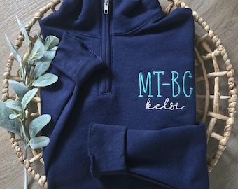 Music Therapist Shirt, Music Therapy Quarter Zip Sweatshirt, Therapist Gift, Music Therapy Grad Gift, Therapist Sweater, Gift for Musician