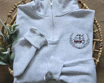Holy Family Hearts Sweatshirt, Catholic Gift for Men or Women, Catholic Mom or Dad, Catholic Apparel, Catholic Shirt, Catholic Embroidery