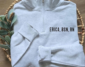 Gift for Nurse, Doctor, Physician Assistant, Graduation Gift for Nurse, Sweatshirt for Men and Women, Personalized Medical Jacket, RN Shirt