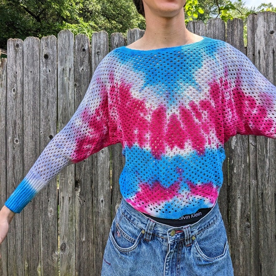 トップス AURALEE SUPER KID MOHAIR TIE DYE KNIT Auralee Super Kid