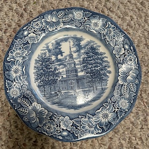 Dinner Plate Liberty Blue by STAFFORDSHIRE