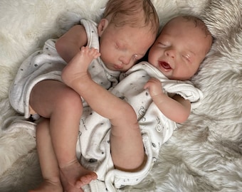 CUSTOM preemie 9” baby twins