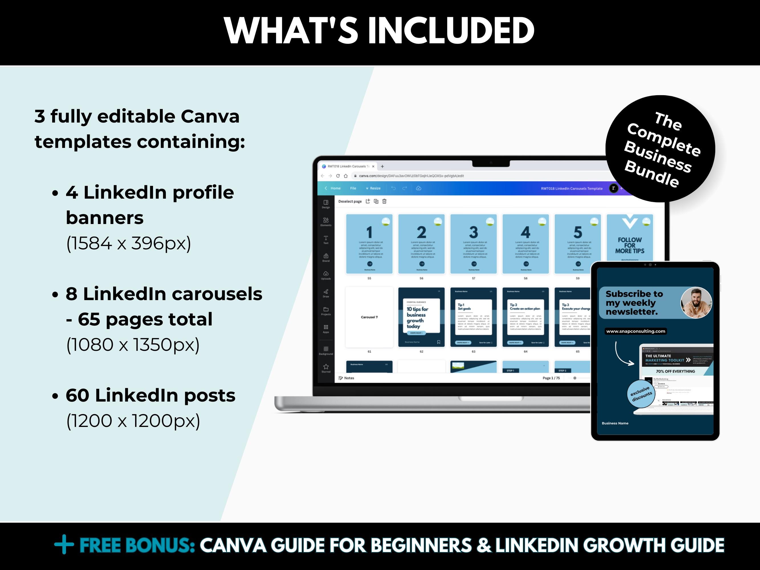 Linkedin Editable Frame 130 Linkedin Content Templates, Profile Banners, Ebooks and Posts ...