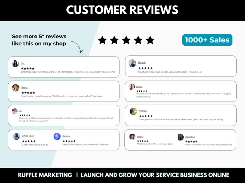 Ideal Client Profile Editable Canva Template, Editable Customer Avatar Worksheet to Find Your Niche image 9