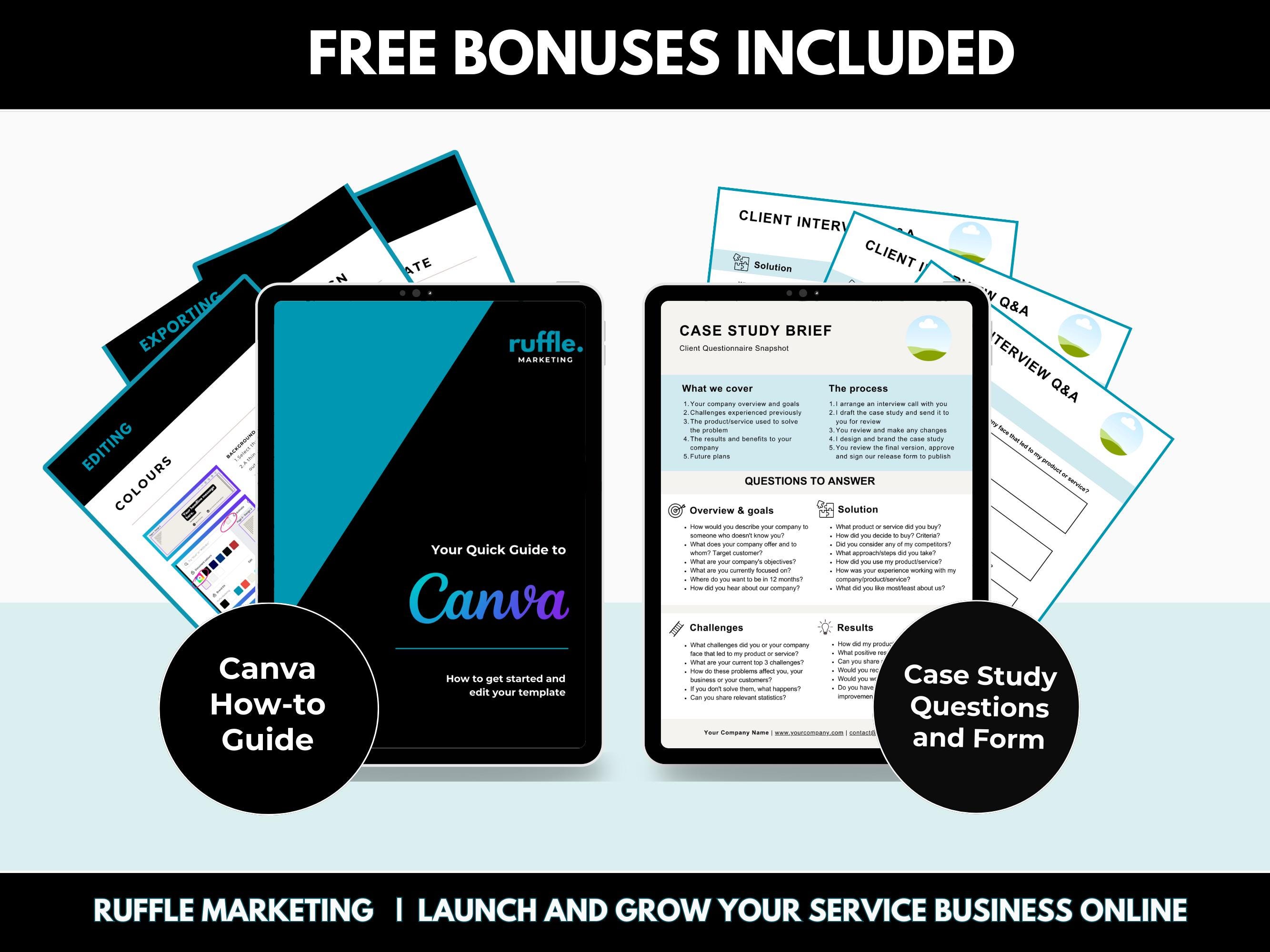 Client Case Study Template A4, Customer Case Study Brochure Editable ...