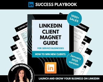 LinkedIn Client Acquisition Playbook, Lead Generation Guide to Sell on LinkedIn