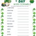 Printable St. Patrick's Day Word Scramble - Etsy