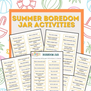5 Pages of Boredom Jar Activities