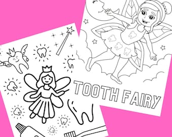 Dibujos para colorear del Hada de los Dientes
