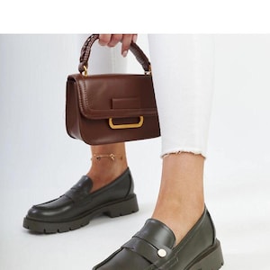 Women&#39;s Moccasin Loafers Shoes, Ladies Flat Slip On shoes, Loafers for Women,Casual Moccasin Shoes for woman
