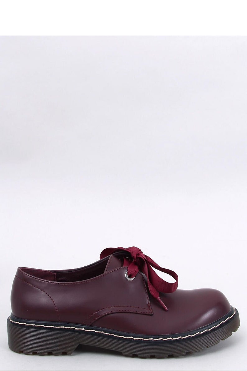 Lace up shoe, Woman casual shoes, Lace shoe in black, Ladies black lace shoes, Lace up brogue,  Woman’s Shoes,  Woman Flat Shoes,  Woman Lace-up,  Woman Lace-Up Shoes,  Flat Lace up shoes, Wine patent shoes, burgundy Shoes