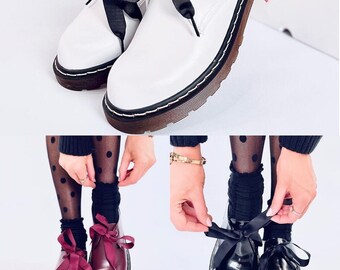 Woman Loafers Flat Shoes, Lace-Up Low Heel Shoes, Ladies Flats  Casual Brogues with Ribbon finish, 3 Colours, Loafer Shoes Woman Size