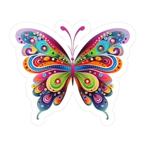 Colorful Butterfly sticker - Vinyl Decals