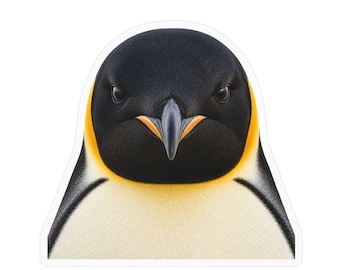 Emperor Penguin Sticker - Waterproof Vinyl Decal for Laptop, Water Bottle, Car, Phone, Luggage, Window