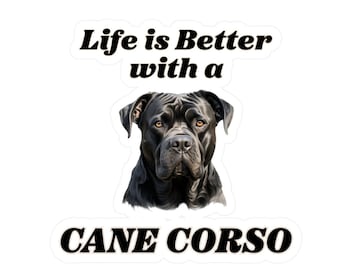 Adesivo Cane Corso - Decalcomanie in vinile per cani