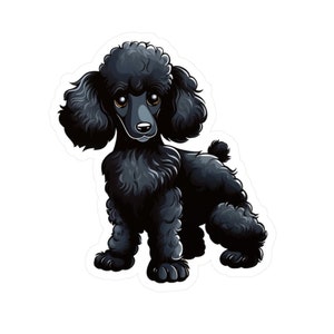 Poodle Sticker - Kiss-Cut Vinyl Dog Decals