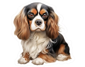 Cavalier King Charles Spaniel Sticker - Vinyl Dog Decals