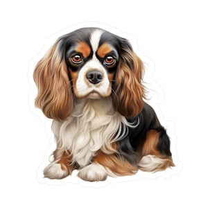 Cavalier King Charles Spaniel Sticker - Vinyl Dog Decals