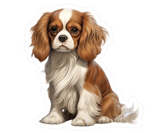 Cavalier King Charles Spaniel Sticker - Vinyl Dog Decals