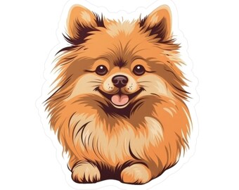 Pomeranian Sticker - Vinyl Dog Decal