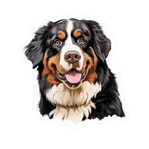 Sticker Berner sennenhond - kiss-cut vinyl hondenstickers