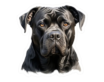 Adesivo Cane Corso - Decalcomania impermeabile per cani per laptop, borraccia, auto, telefono, bagagli, finestra