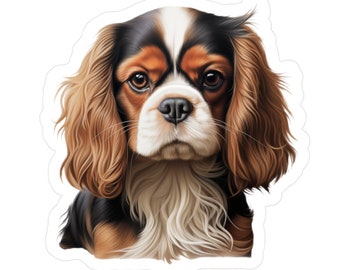 Cavalier King Charles Spaniel Sticker - Vinyl Dog Decals