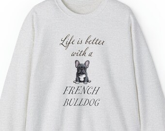 French Bulldog Sweatshirt - Frenchie Mom Sweater