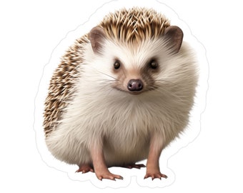 Hedgehog Sticker | Animal Vinyl Decal | Car Decal | Laptop Sticker | Window Decal