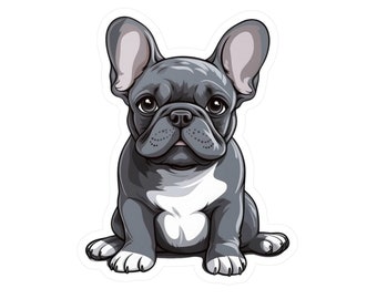 French Bulldog Sticker - Vinyl Dog Decals