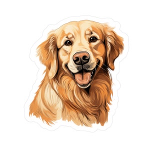 Golden Retriever Sticker - Dog Vinyl Decals