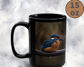 Mug Martin-pêcheur - Cadeau pour amoureux des oiseaux