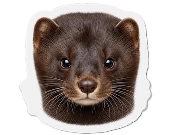 Mink Magnet - Wildlife Lover Gift - Fridge Magnet