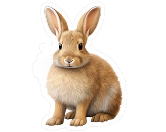 Sticker lapin lapin | Sticker voiture en vinyle Lapin mignon | Sticker animal animal pour ordinateur portable | Sticker fenêtre