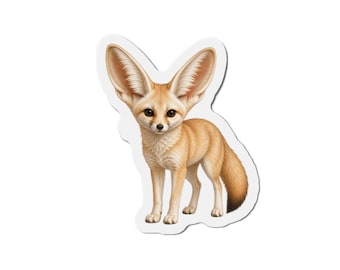 Fennec Fox Magnet - Fox Lover Gift - Fridge Magnet