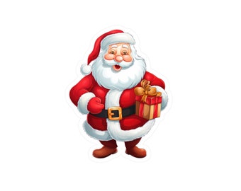 Weihnachtsmann Aufkleber - Weihnachten Vinyl Aufkleber