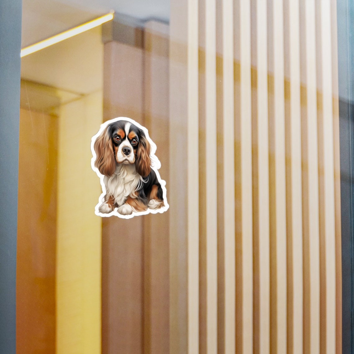 Cavalier King Charles Spaniel Sticker - Vinyl Dog Decals - Etsy